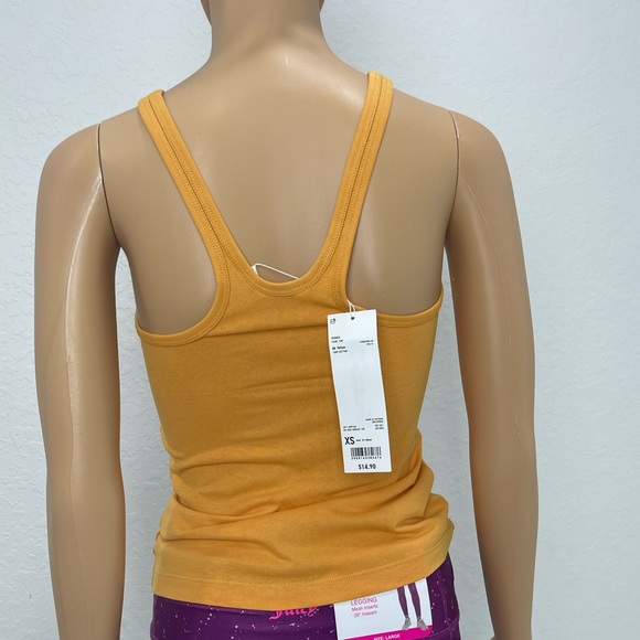 Womens GAP Tank Top XS Yellow + Dark Green (check description) - Picture 6 of 11